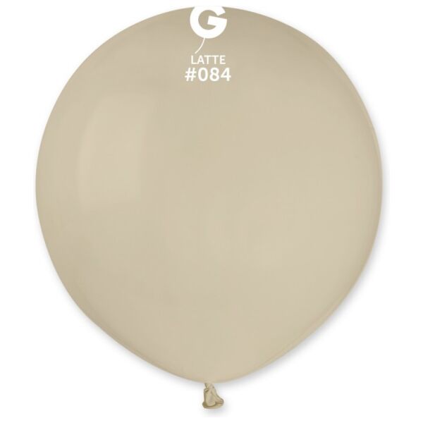 Globo 19" Gemar G150/084 Latte con 25 pz