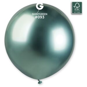 Globo 19" Gemar GB150/093 Shiny Green bolsa con 25 pz